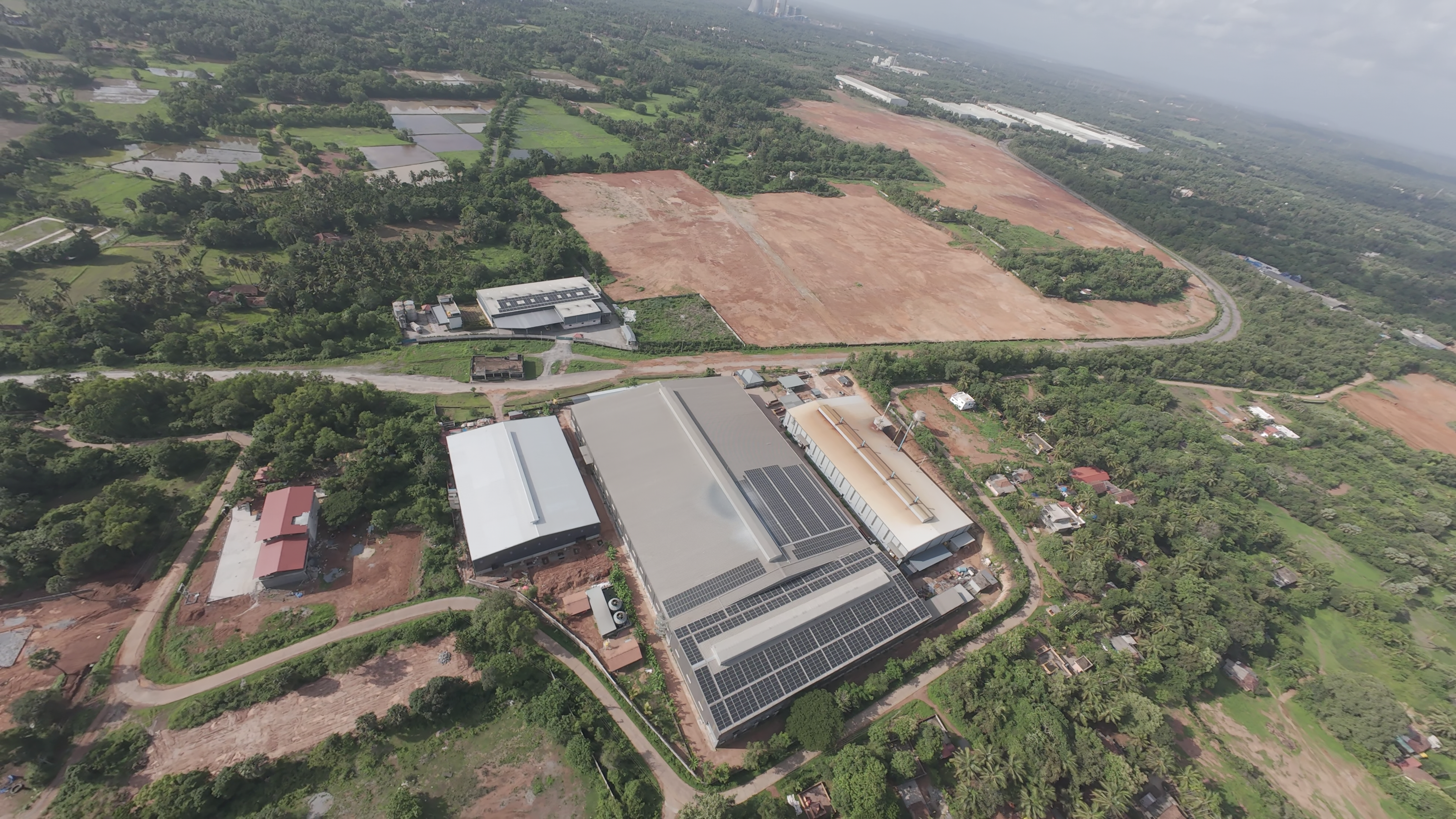 Completed cold storage building
