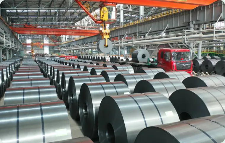 Galvanized steel structure showcasing corrosion-resistant finish